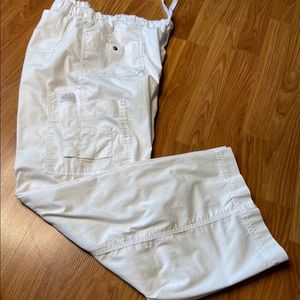 Dickies Scrub Pants Women's Large L White Cargo